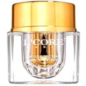 New 24K Gold Leaf Eye Cream Nourishing Organic‎ Ingredients Puffiness Fine Lines